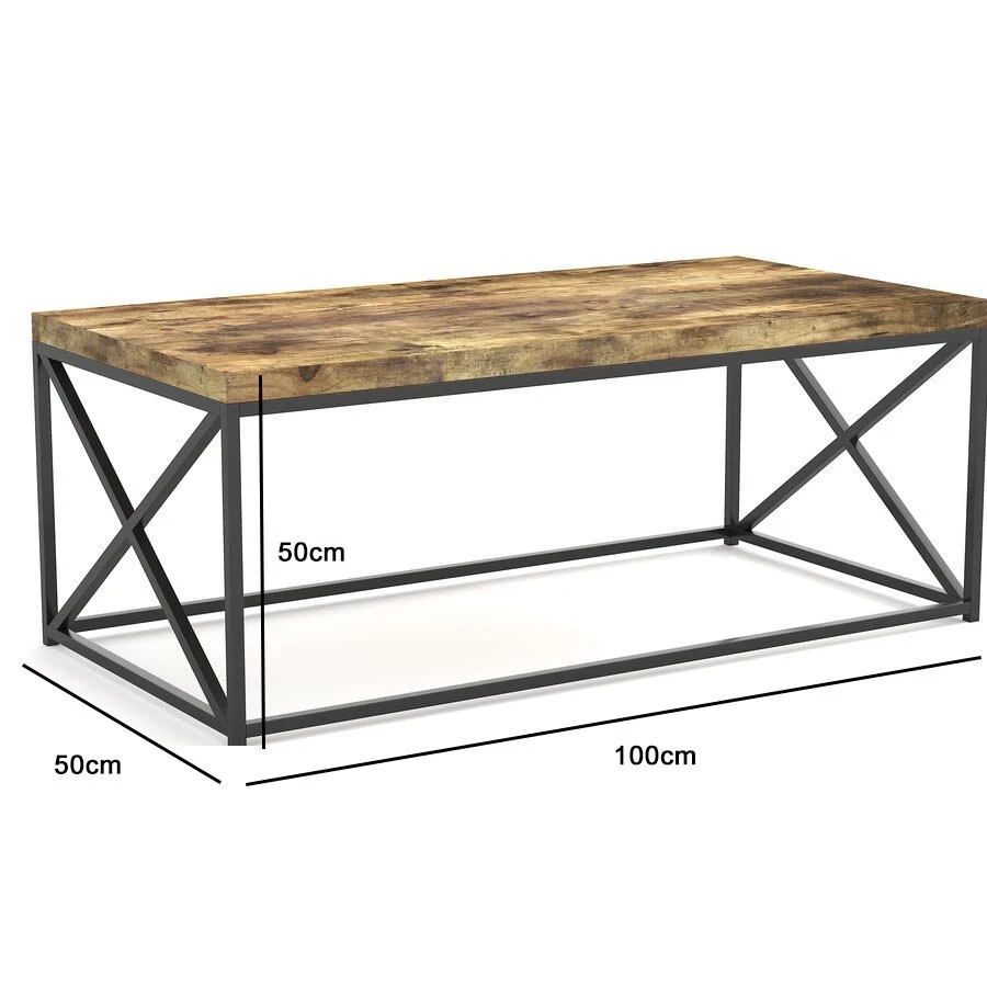 cal.cot.06 - Coffee Table - wood - steel