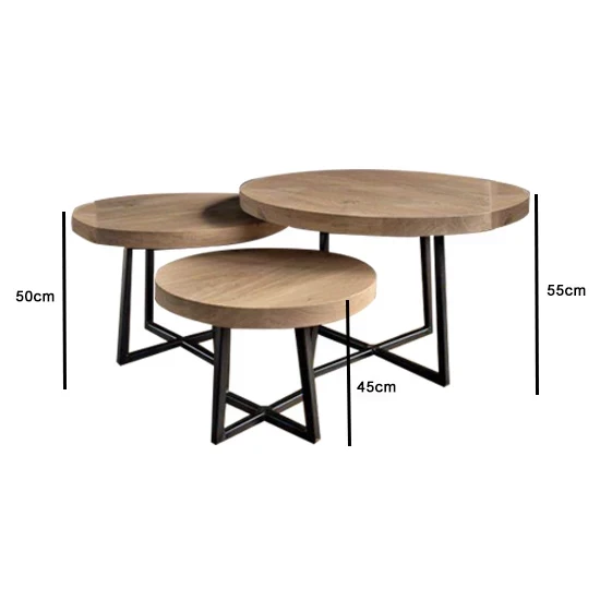 cal.sit.03 - Side table - wood - steel