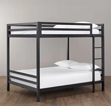 cal.bed.35- Double Bed 120cm - mosky wood - steel