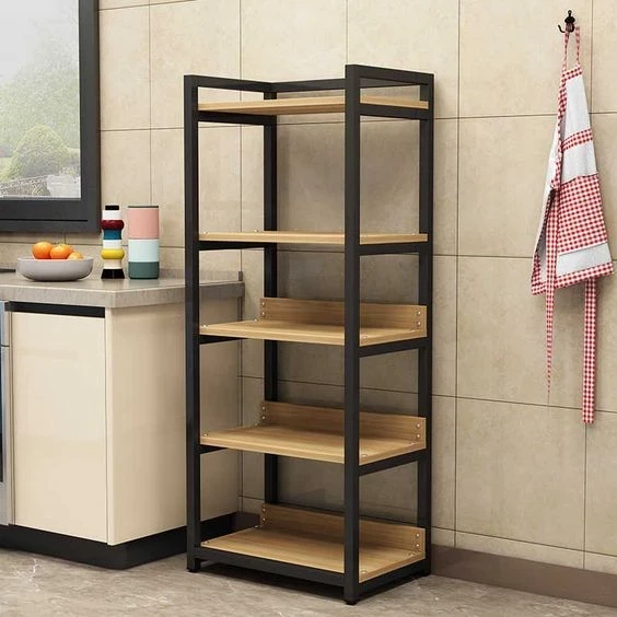 cal.unt.05 -shelving unit- wood - lron